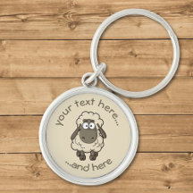 ヒツジの漫画ベージュ