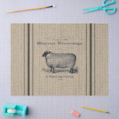ヒツジの穀物袋ティッシュペーパー 薄葉紙 (クラフト)