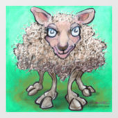 ヒツジの窓が閉まる ウィンドウサイン (シート)