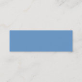 ヒツジの細いプロフィールカードを数えている子供 スキニー名刺 (裏面)