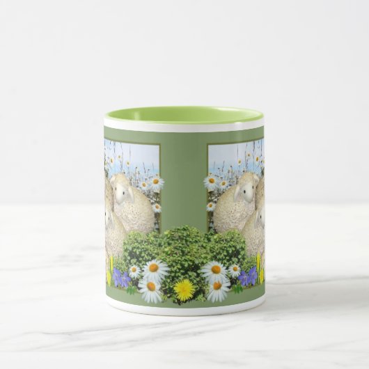 ヒツジの群れ マグカップ (中央)