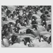 ヒツジの群れ ラッピングペーパー (フラット)