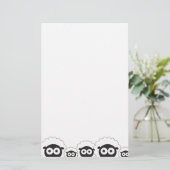 ヒツジの群 便箋 (スタンド正面)