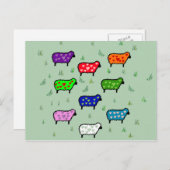 ヒツジの虹 ポストカード (正面/裏面)