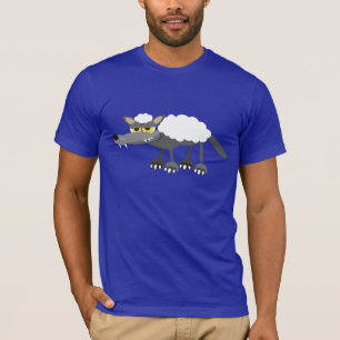 ヒツジの衣類のオオカミ Tシャツ