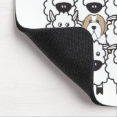 ヒツジの髭があるコリー マウスパッド (コーナー)