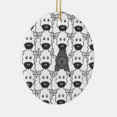 ヒツジのBouvier セラミックオーナメント (右)