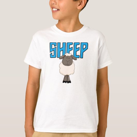 ヒツジのTシャツおよびギフト Tシャツ (正面)