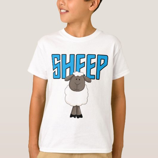 ヒツジのTシャツおよびギフト Tシャツ (正面)