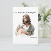 ヒツジはヒツジ飼に任せる サンキューカード (スタンド正面)