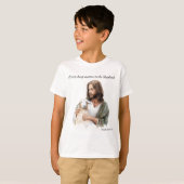 ヒツジはヒツジ飼に任せる Tシャツ (正面フル)