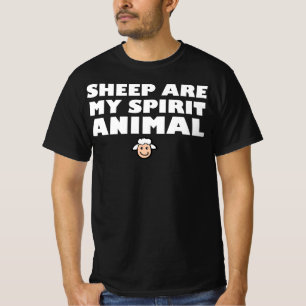 ヒツジは私の精神動物です Tシャツ