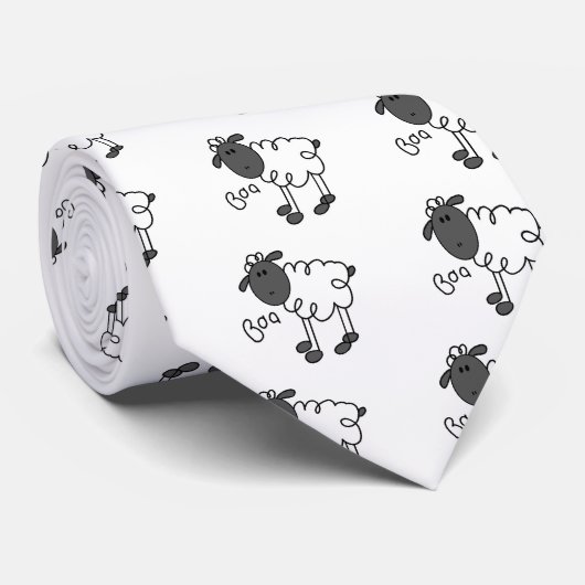 ヒツジは羊の鳴き声のTシャツおよびギフトを言います ネクタイ (ロール)