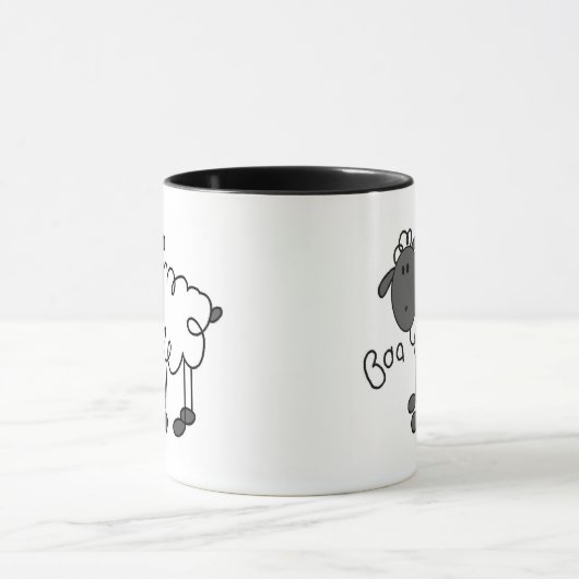 ヒツジは羊の鳴き声のTシャツおよびギフトを言います マグカップ (中央)