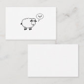 ヒツジはBa行きます 名刺 (正面/裏面)