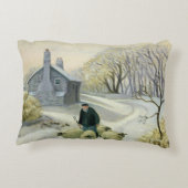 ヒツジを導くこと アクセントクッション (裏面)