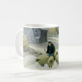 ヒツジを導くこと コーヒーマグカップ (正面左)