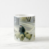 ヒツジを導くこと コーヒーマグカップ (中央)