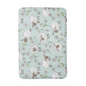 ヒツジを青い海で数える バスマット (正面縦)