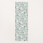 ヒツジを青い海で数える ヨガマット (正面)