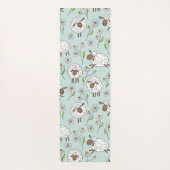 ヒツジを青い海で数える ヨガマット (裏面)