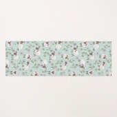 ヒツジを青い海で数える ヨガマット (正面(横))