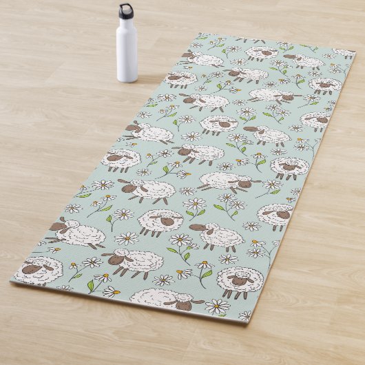 ヒツジを青い海で数える ヨガマット (インサイチュ)