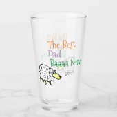 ヒツジデザイン用最高のパパ タンブラーグラス (裏面)