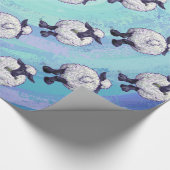 ヒツジパターン ラッピングペーパー (角)