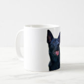 ヒツジ威厳のある飼 コーヒーマグカップ (正面左)