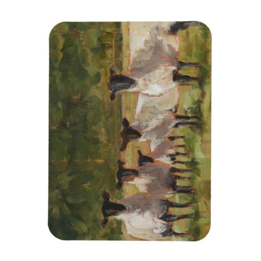 ヒツジ科 マグネット (縦)