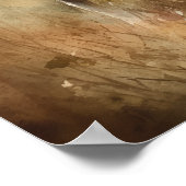 ヒツジ農園動物アートプリントポスター ポスター (角)