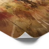 ヒツジ農園動物アートプリントポスター ポスター (角)