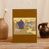 ヒツジ飼とヒツジの群れ 招待状