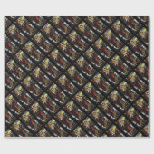 ヒツジ飼とヒツジ ラッピングペーパー (フラット)