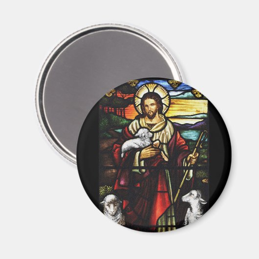 ヒツジ飼のイエス マグネット (正面/裏面)