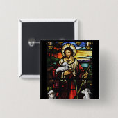 ヒツジ飼のイエス 缶バッジ (正面&裏面)