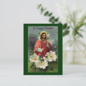 ヒツジ飼のキリストヴィンテージ復活祭 シーズンポストカード (スタンド正面)