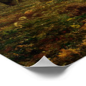 ヒツジ飼の娘とヒツジの群れ， 1863 ポスター (角)