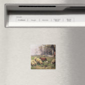 ヒツジ飼の家族 マグネット (インサイチュ (食洗機))