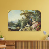 ヒツジ飼の贈り物か、巣か キャンバスプリント (インサイチュ (リビング))