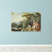 ヒツジ飼の贈り物か、巣か キャンバスプリント (インサイチュ (ウッドフロア))