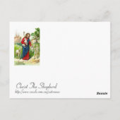 ヒツジ飼キリスト ポストカード (裏面)