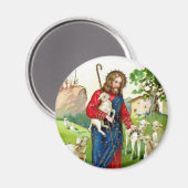 ヒツジ飼キリスト マグネット (正面/裏面)