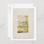 「ヒツジ飼」、プレート15 「無実の歌」より ポストカード (正面/裏面)