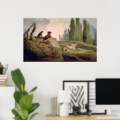 ヒツジ飼 ポスター (ホームオフィス)