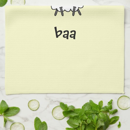 ヒツジ キッチンタオル (折り畳み)