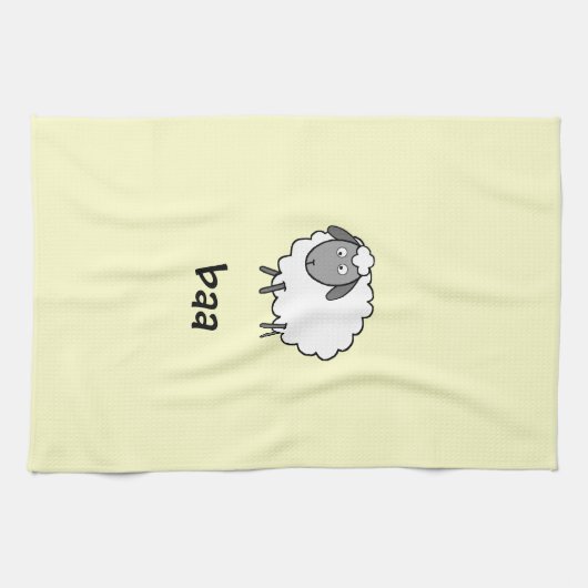 ヒツジ キッチンタオル (横)