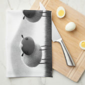 ヒツジ キッチンタオル (四つ折り)