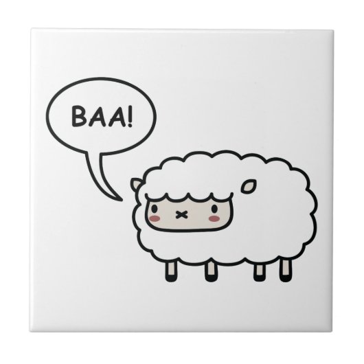 ヒツジ! タイル (正面)